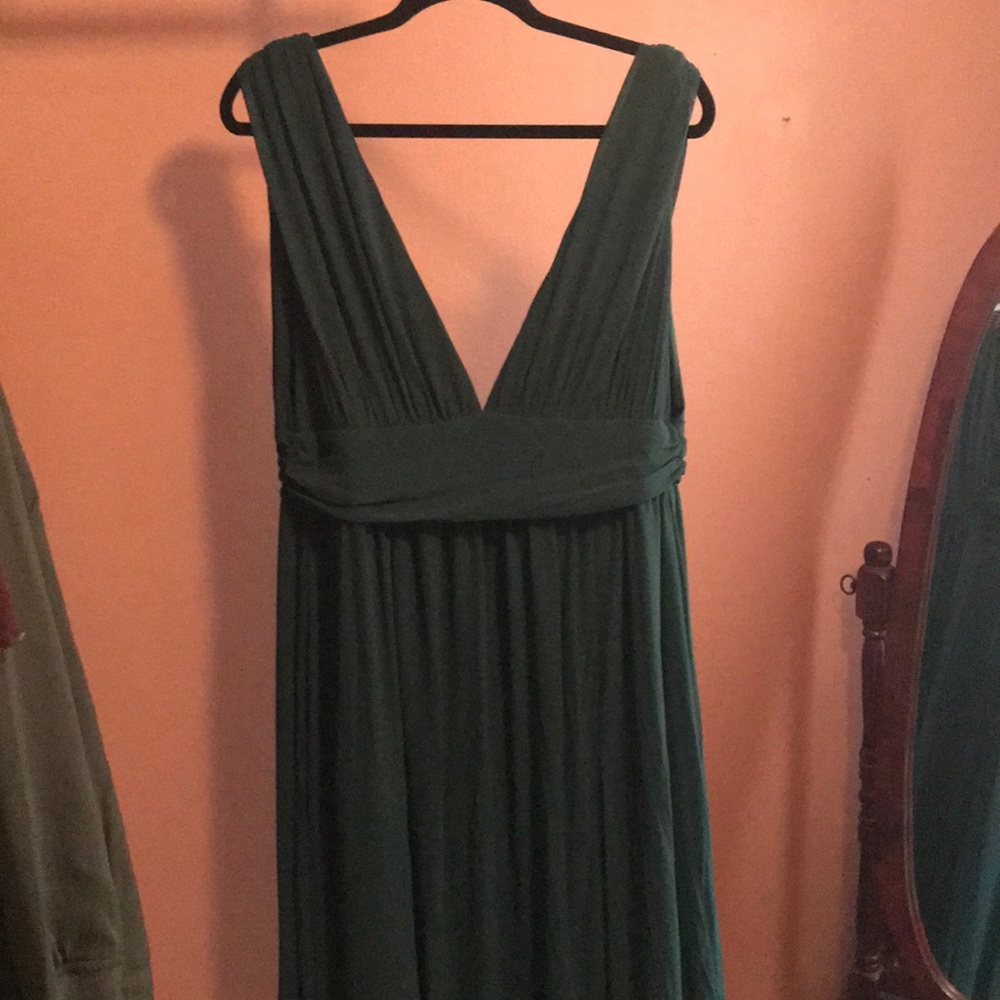 Lulus Forest Green Maxi Dress.